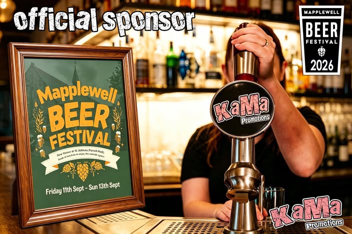 Official Sponsor of Mapplewell Beer Festival